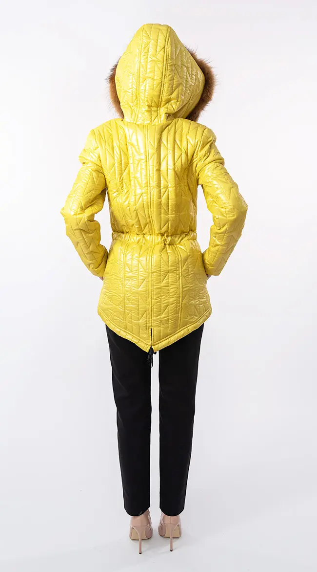 Fluffy yellow jacket sales