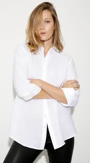 Alex Linen Shirt White thumbnail