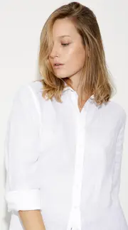 1. Alex Linen Shirt White thumbnail