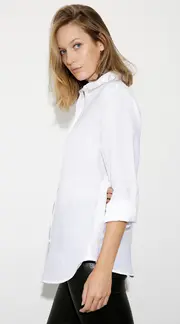 2. Alex Linen Shirt White thumbnail