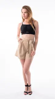 1. Oana Short Pant Tan thumbnail