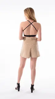 3. Oana Short Pant Tan thumbnail