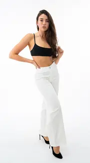 1. Asha Wide Leg White thumbnail