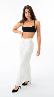 2. Asha Wide Leg White thumbnail