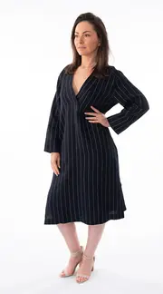 ATW Nalla Kaftan Navy Stripes thumbnail