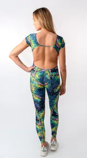 3. Jumpsuit Low Back Tropical thumbnail