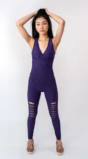 Jumpsuit T-Back Purple thumbnail