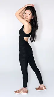 1. Jumpsuit T-Back Black thumbnail