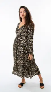 Lydia Dress Leopard Print thumbnail