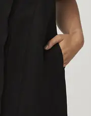 4. Shirt Dress -Short Sleeve Black thumbnail