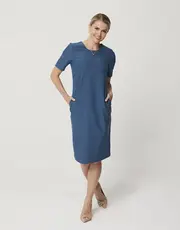 Classic Merino Sheath Dress Moroccan Blue thumbnail