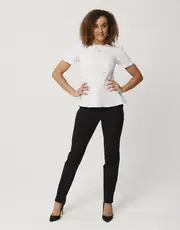 Slim Leg Merino Pant Black thumbnail