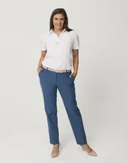 1. Slim Leg Merino Pant Moroccan Blue thumbnail