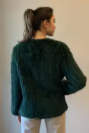 3. Collarless Rabbit Fur Green thumbnail