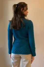 2. Trellis Sweater Teal thumbnail