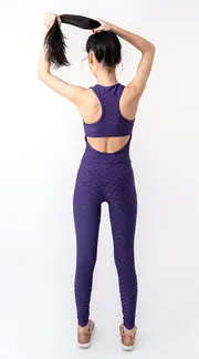 3. Jumpsuit T-Back Purple thumbnail