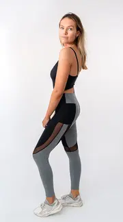 1. Thumb Sport Top front cross over Black