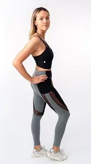 2. Thumb Sport Top front cross over Black