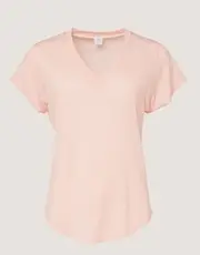 1. Thumb Merino V Neckline Tee Black