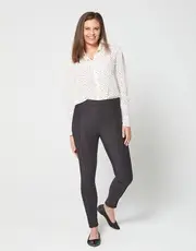 4. Thumb Silk Collared Shirt White & Black