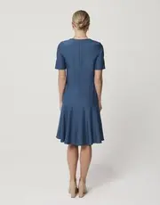 3. Thumb Merino Drop Waist Dress Black