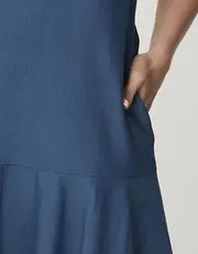 4. Thumb Merino Drop Waist Dress Black