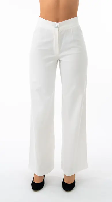 Asha Wide Leg White