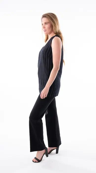 3. Asha Tunic Navy blue and white stripe thumbnail