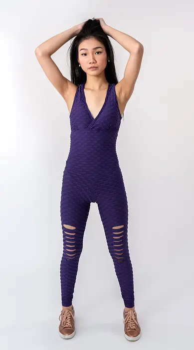 Jumpsuit T-Back Purple