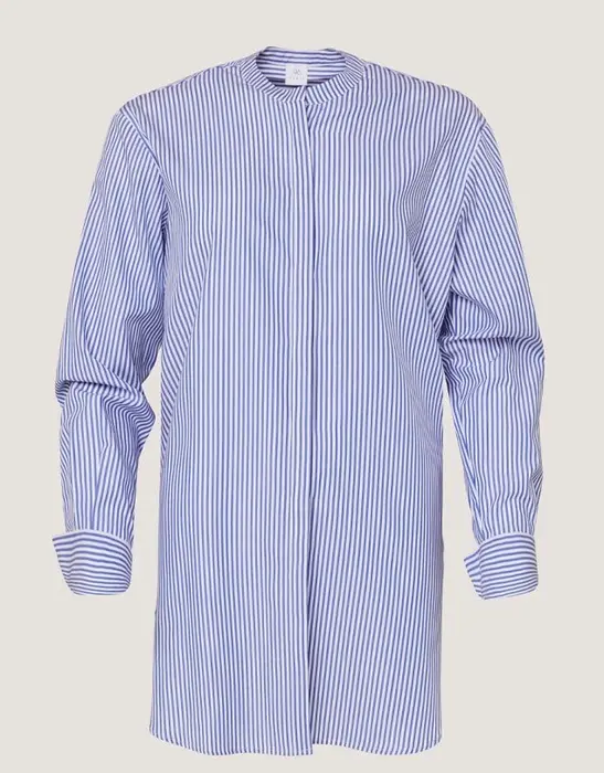 Cotton French Shirt Pinstripe