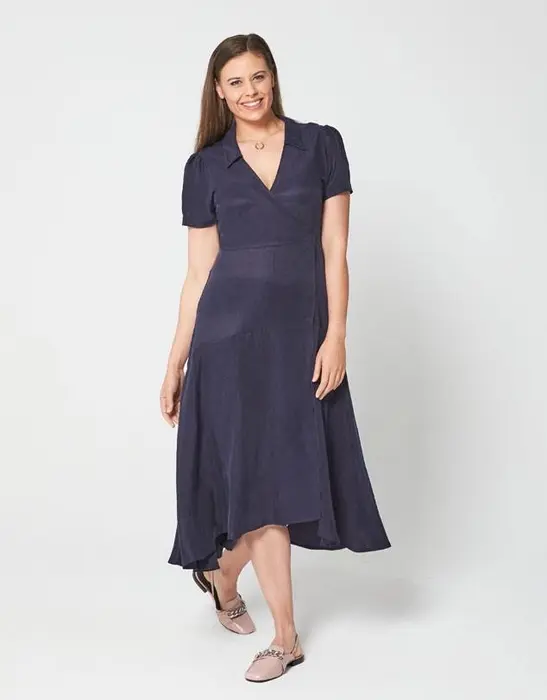 Wrap Dress Navy