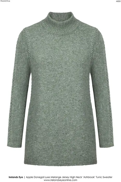 3. Ashbrook Apple Jersey High Neck Tunic Apple thumbnail